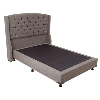 Foto 3 | Cabecera Dicasa Sitka Color Gris Oscuro Queen Size + Box Dicasa Color Gris Oscuro Queen Size