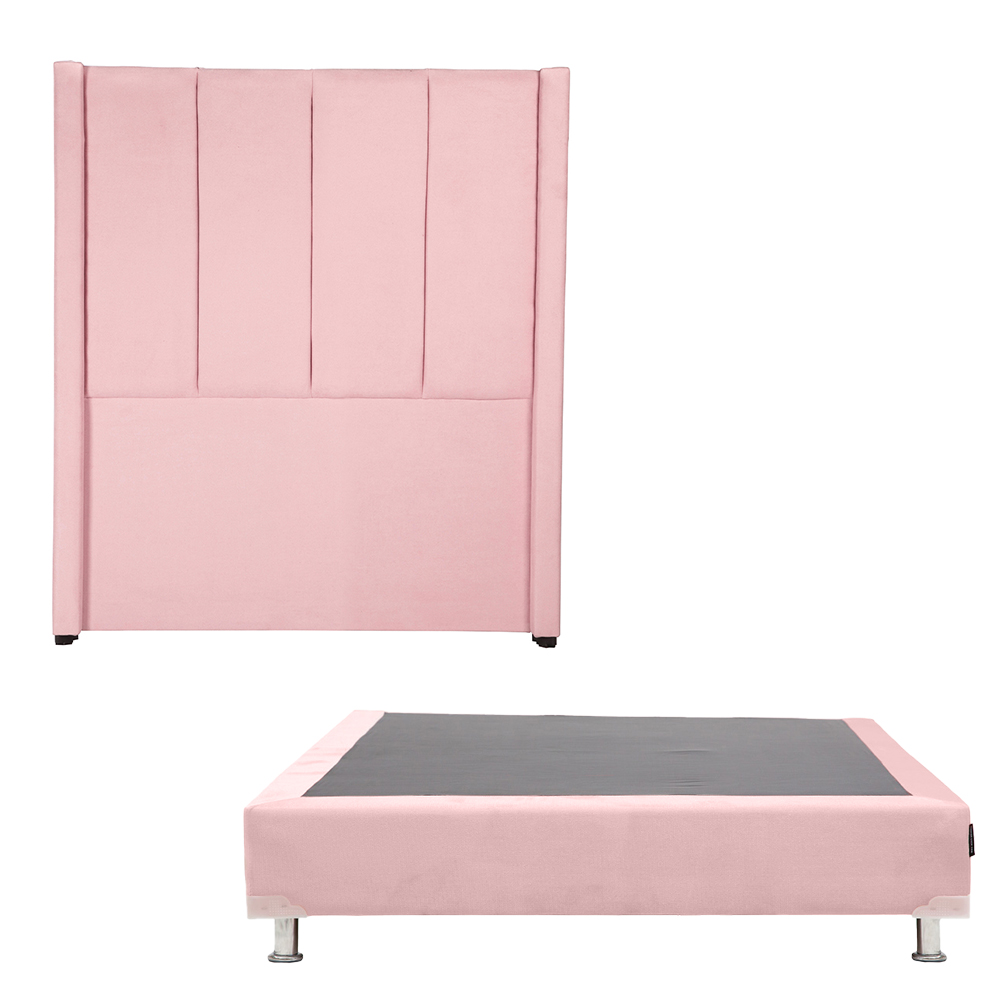 Foto 1 | Cabecera Dicasa Nizza Color Pink Individual + Box Dicasa Color Pink Individual