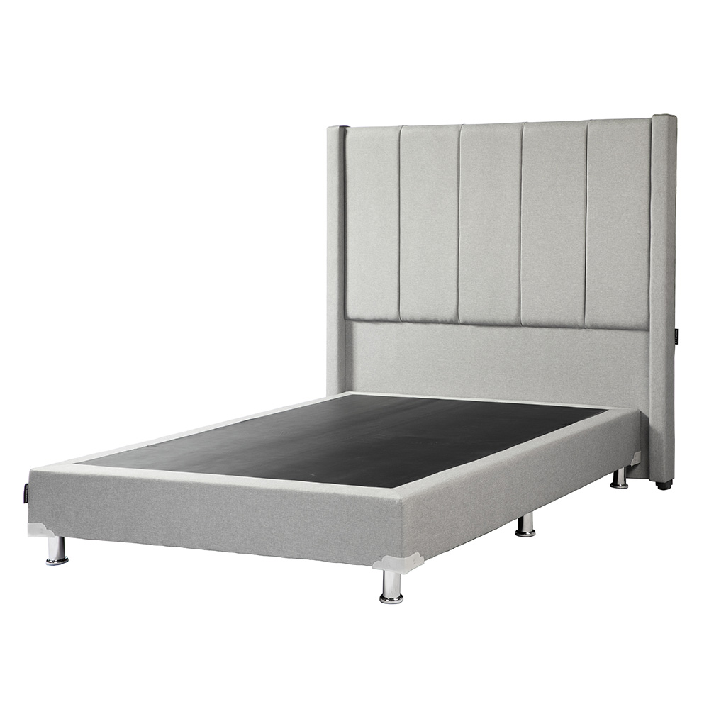 Foto 3 | Cabecera Dicasa Nizza Color Gris Queen Size + Box Dicasa Color Gris Queen Size
