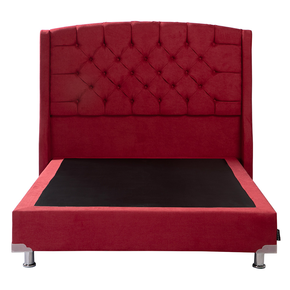 Foto 2 | Cabecera Dicasa Sitka Color Rojo Queen Size + Box Dicasa Color Rojo Queen Size