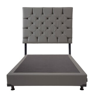 Foto 2 | Cabecera Dicasa Dubai Color Gris Rata Queen Size + Box Dicasa Color Gris Rata Queen Size