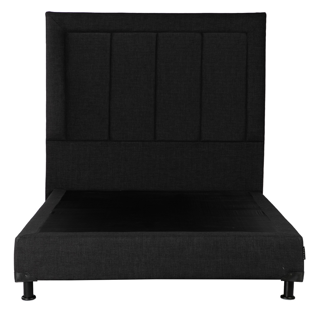 Foto 2 | Cabecera Dicasa Davos Color Negro Matrimonial + Box Dicasa Color Negro Matrimonial