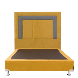 Foto 2 | Cabecera Dicasa Bora Color Mostaza/gris Queen Size + Box Dicasa Color Mostaza Queen Size