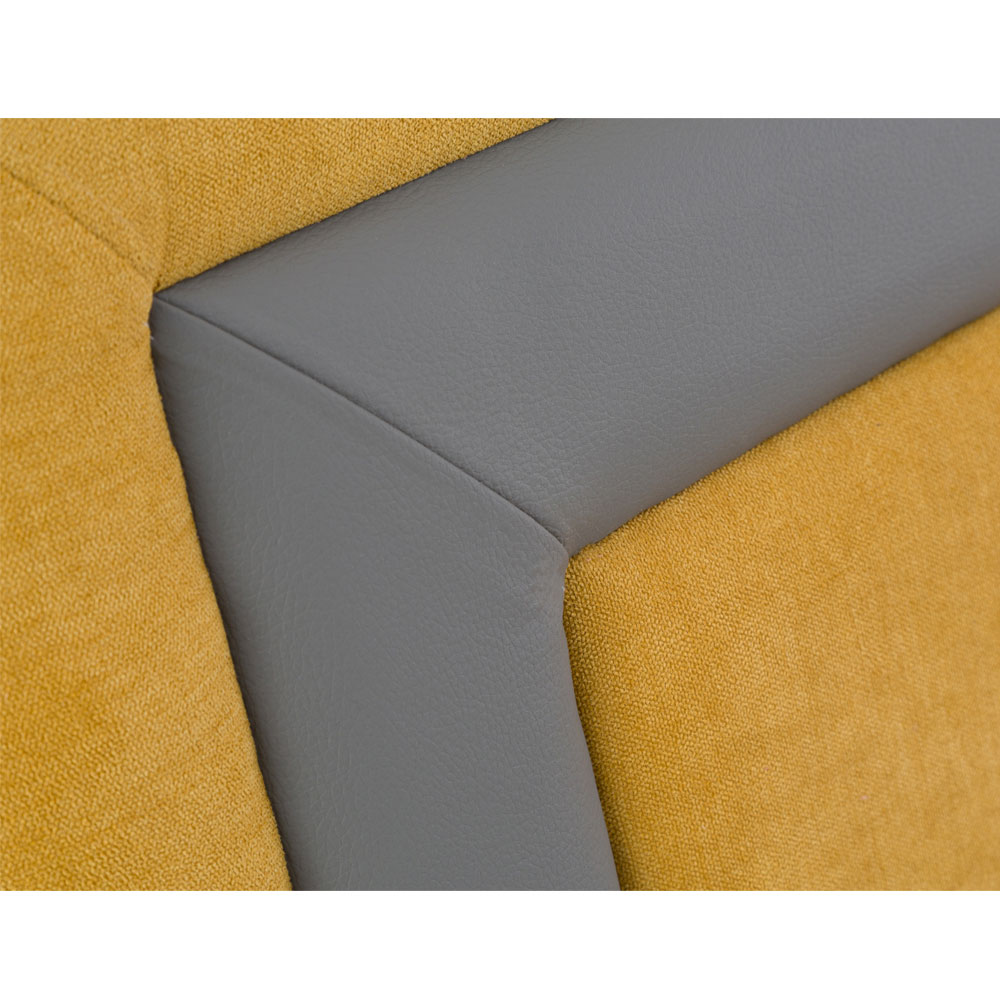 Foto 5 | Cabecera Dicasa Bora Color Mostaza/gris Queen Size + Box Dicasa Color Mostaza Queen Size