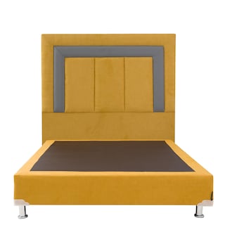 Foto 2 | Cabecera Dicasa Bora Color Mostaza/gris Queen Size + Box Dicasa Color Mostaza Queen Size