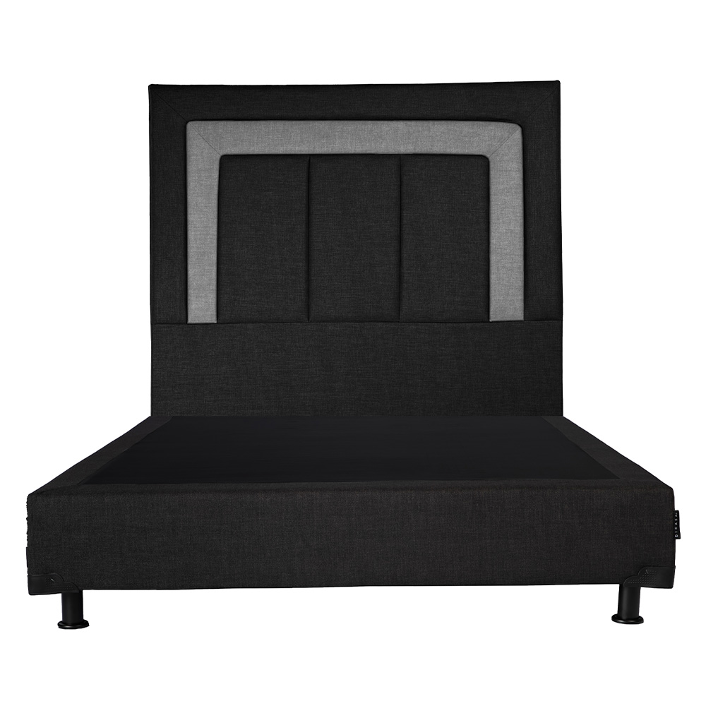 Foto 2 | Cabecera Dicasa Bora Color Negro Matrimonial + Box Dicasa Color Negro Matrimonial