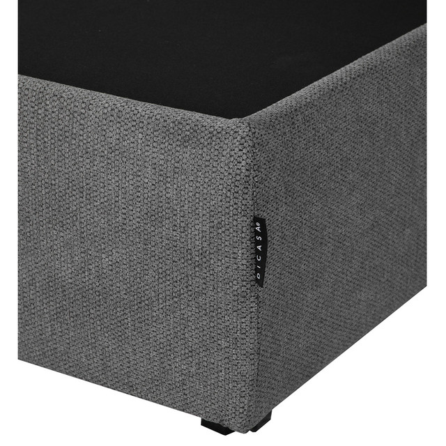Foto 4 | Base Cama Dicasa Gris Oscuro Individual