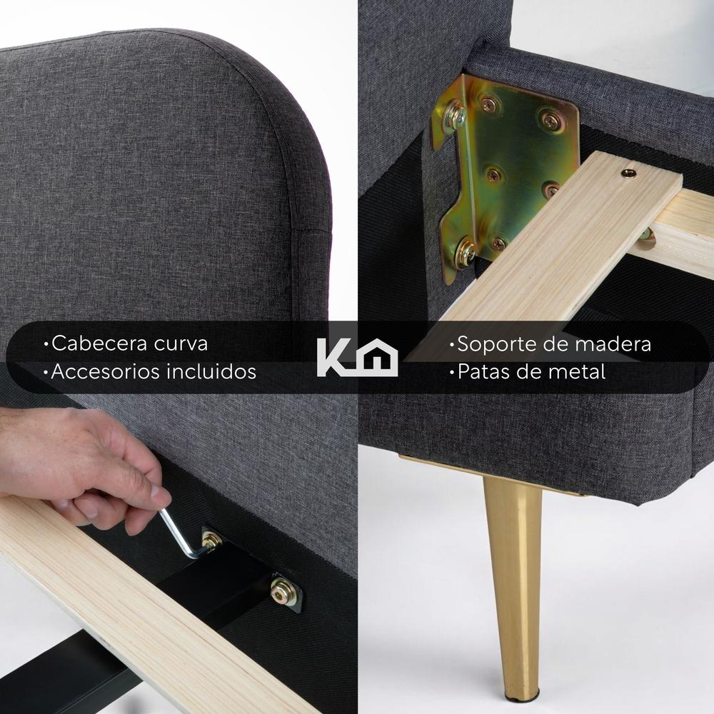 Foto 8 pulgar | Base Cama Metal Madera + Colchón Premium Individual