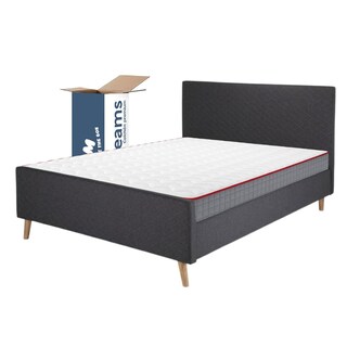 Foto 1 | Base Cama Con Bordes Altos + Colchón Resortes Matrimonial