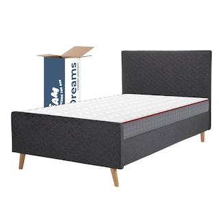 Foto 1 | Base Cama Con Bordes Altos + Colchón Con Resortes Individual