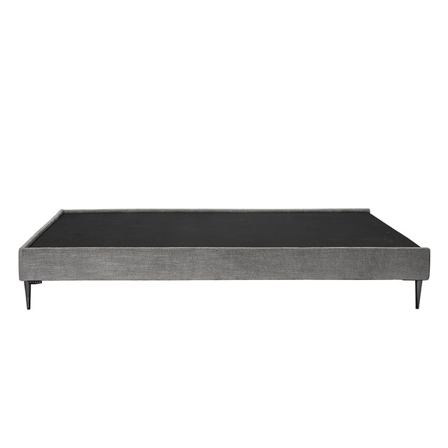 Foto 4 pulgar | Slim Individual Base Cama Slim Bond Storm Gris Oscuro