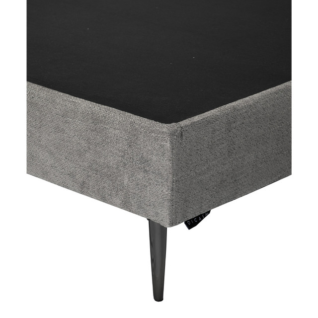 Foto 5 pulgar | Slim Individual Base Cama Slim Bond Storm Gris Oscuro