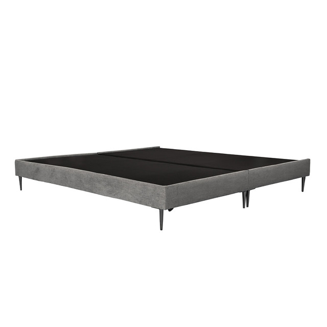 Foto 3 pulgar | Slim King Size Base Cama Slim Bond Storm Gris Oscuro