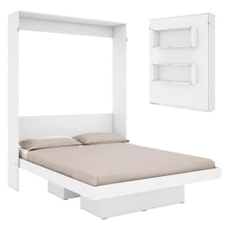 Foto 1 | Base Cama Matrimonial Abatible Blanca Kingshouse Desmontable