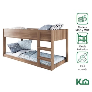 Foto 2 | Litera Doble Individual Base Cama Kingshouse Desmontable