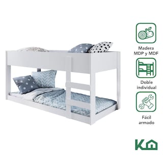 Foto 2 | Litera Doble Individual Base Cama Kingshouse Desmontable