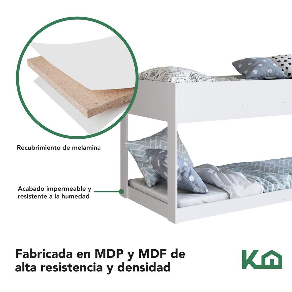 Foto 5 pulgar | Litera Doble Individual Base Cama Kingshouse Desmontable