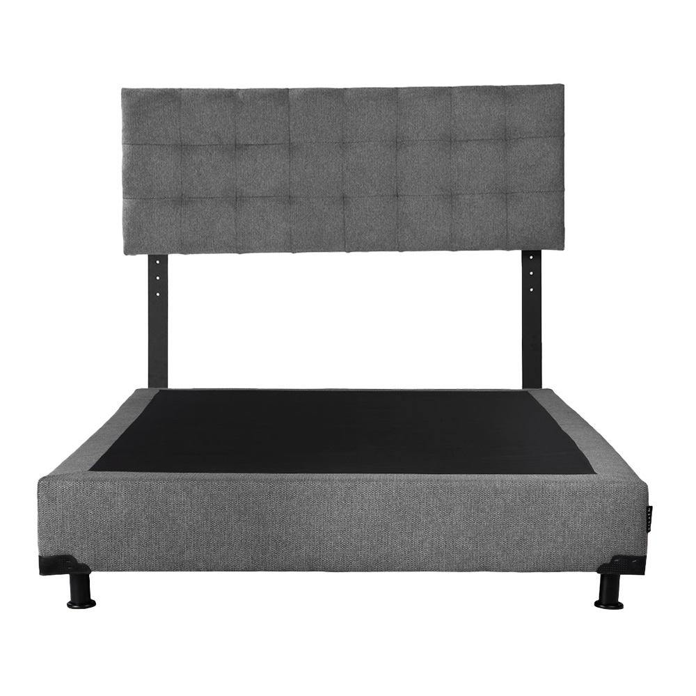 Foto 2 | Cabecera Dicasa Catania Color Gris Queen Size + Box Dicasa Color Gris Queen Size