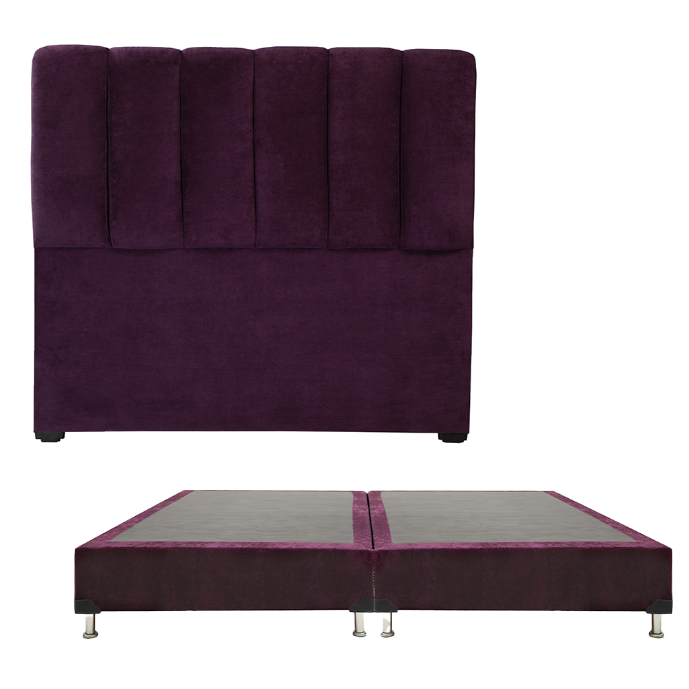 Foto 1 | Cabecera Dicasa Kami Color Morado King Size + Box Dicasa Color Morado King Size