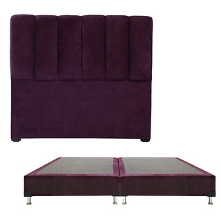 Foto 1 | Cabecera Dicasa Kami Color Morado King Size + Box Dicasa Color Morado King Size