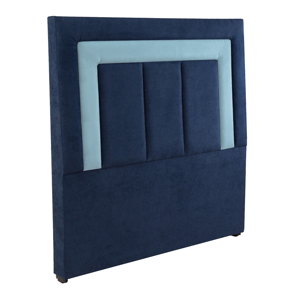 Foto 4 | Cabecera Dicasa Bora Color Azul Marino Matrimonial + Box Dicasa Color Azul Marino + Colchón Spring Air Monaco
