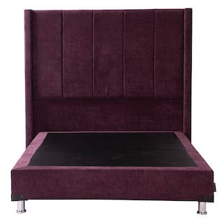 Foto 2 | Cabecera Dicasa Nizza Color Morado Matrimonial + Box Dicasa Color Morado Matrimonial