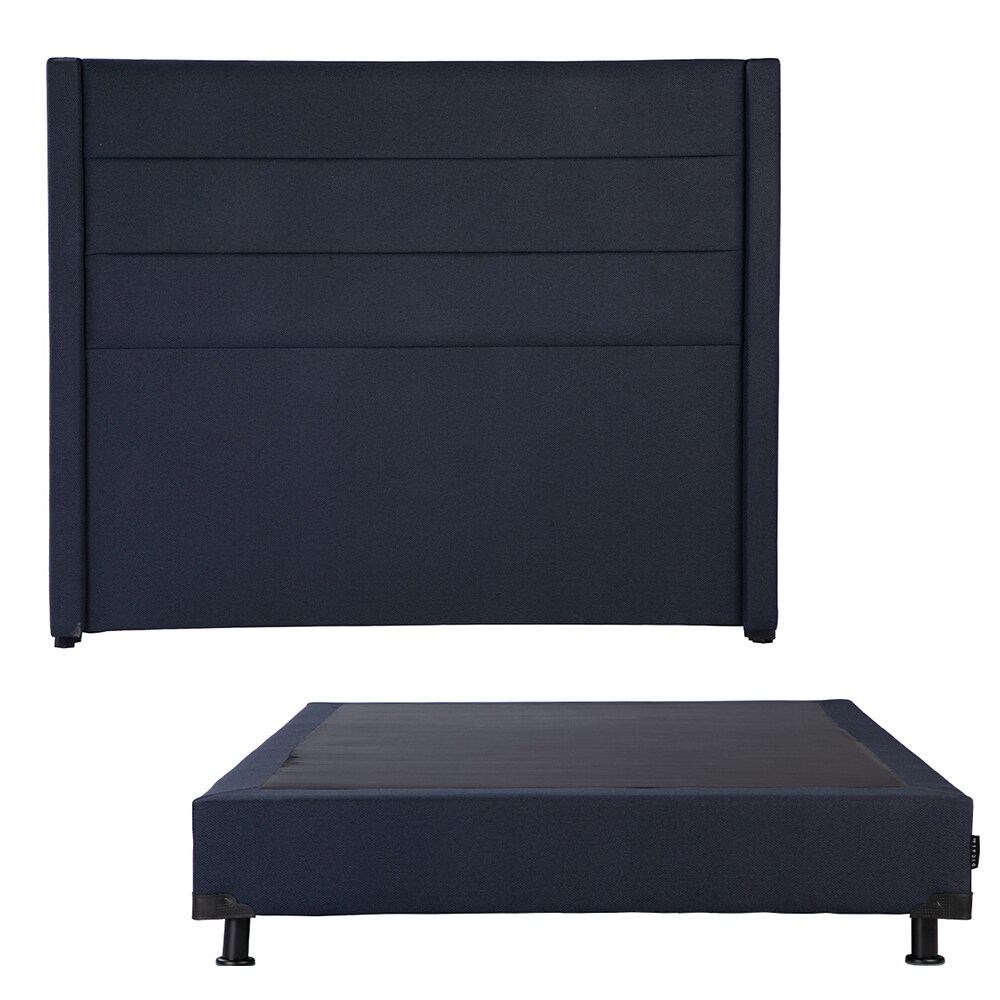 Cabecera Dicasa Lugo Color Azul Individual + Box Dicasa  Color Azul Individual $6,399