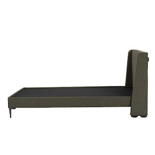 Foto 3 | Cabecera Dicasa Milan Color Verde Queen Size + Base Cama Slim Dicasa Color Verde Queen Size