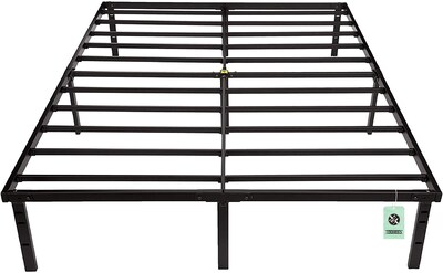 Foto 2 | Marco De Cama Con Plataforma Amazon Basics Queen Con Almacenamiento De 14 Pulgadas - Venta Internacional.