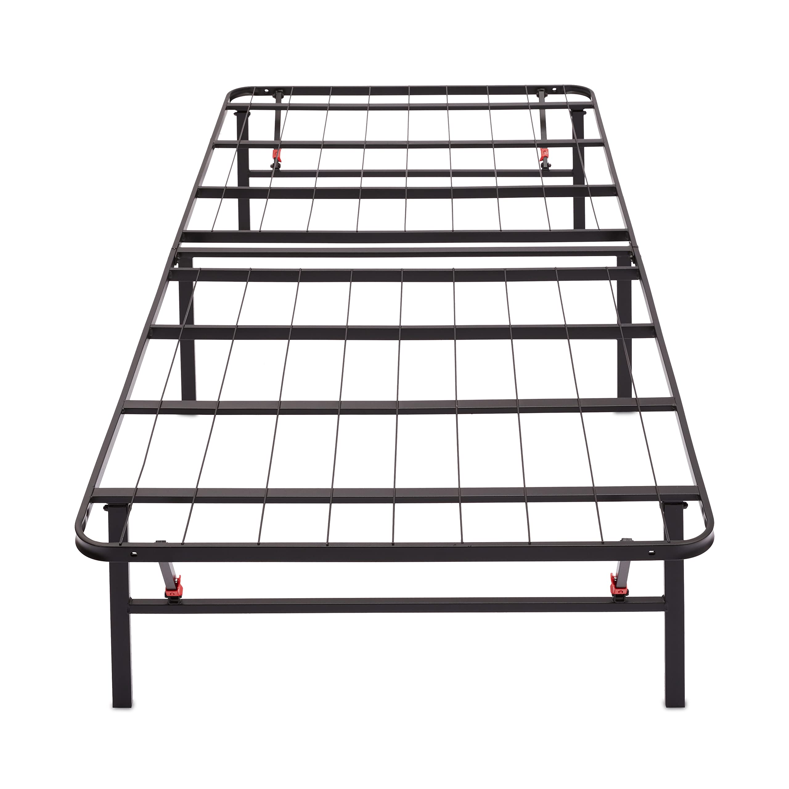 Foto 2 | Marco De Cama Con Plataforma Amazon Basics, Plegable, De Metal, Doble, Negro - Venta Internacional.