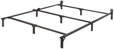 Foto 1 | Somier De Cama Amazon Basics, Tamaño Queen, Acero Resistente, Negro - Venta Internacional.