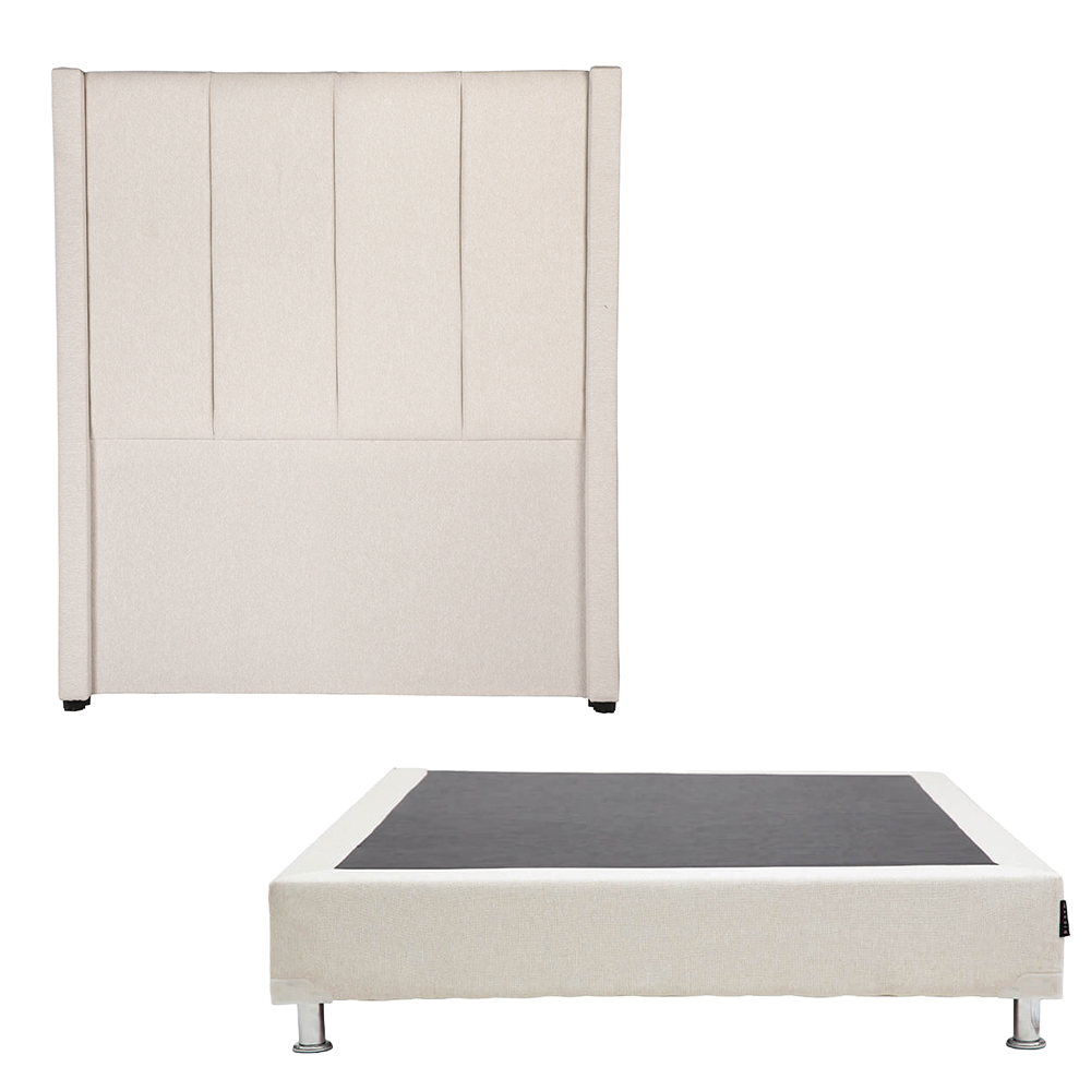 Cabecera  Dicasa Nizza Color Crema Individual + Box