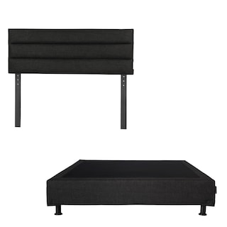 Foto 1 | Cabecera Dicasa Logan Color Negro Queen Size +box