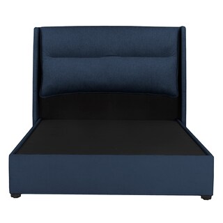 Foto 1 | Cabecera Dicasa Becca Color Azul Queen Size + Base Cama Dicasa Color Azul Queen Size