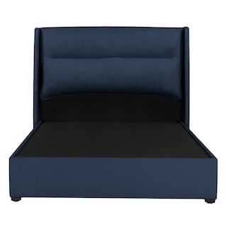 Foto 1 | Cabecera Dicasa Becca Color Azul Matrimonial + Base Cama Dicasa Color Azul Matrimonial