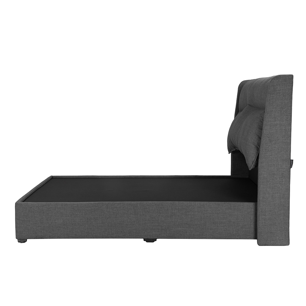 Foto 4 pulgar | Cabecera Dicasa Becca Color Gris Oscuro King Size + Base Cama Dicasa Color Gris Oscuro King Size