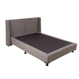 Foto 3 | Cabecera Dicasa Milan Color Gris Oscuro Queen Size + Box