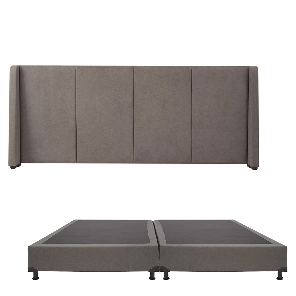 Foto 1 | Cabecera Dicasa Milan Color Gris Oscuro King Size + Box