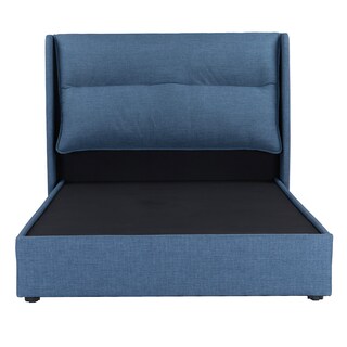 Foto 1 | Cabecera Dicasa Becca Color Azul Matrimonial + Base Cama Dicasa Color Azul Matrimonial