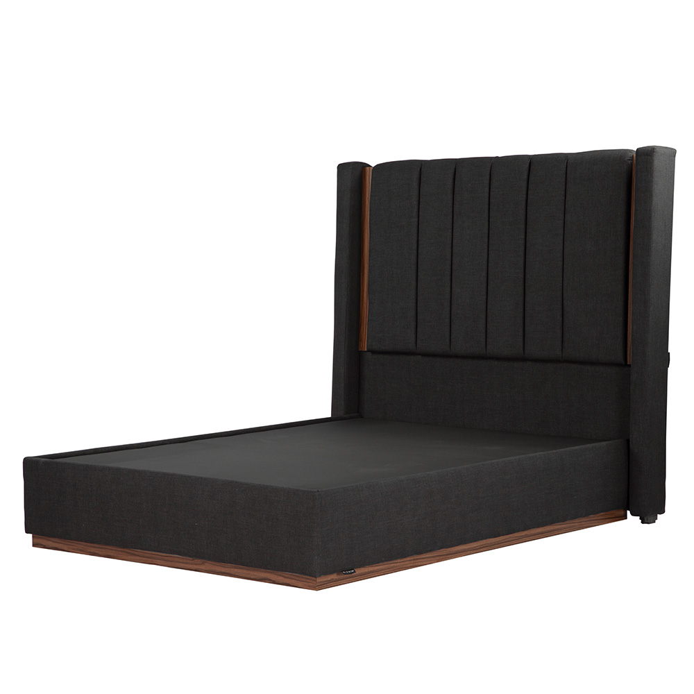 Foto 2 | Cabecera Dicasa Linz Color Negro Queen Size + Base Cama Dicasa Color Negro