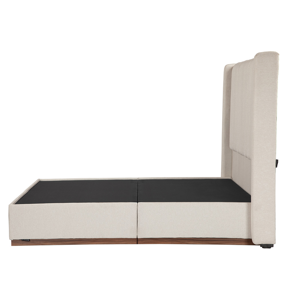 Foto 4 pulgar | Cabecera Dicasa Linz Color Crema King Size + Base Cama Dicasa Color Crema