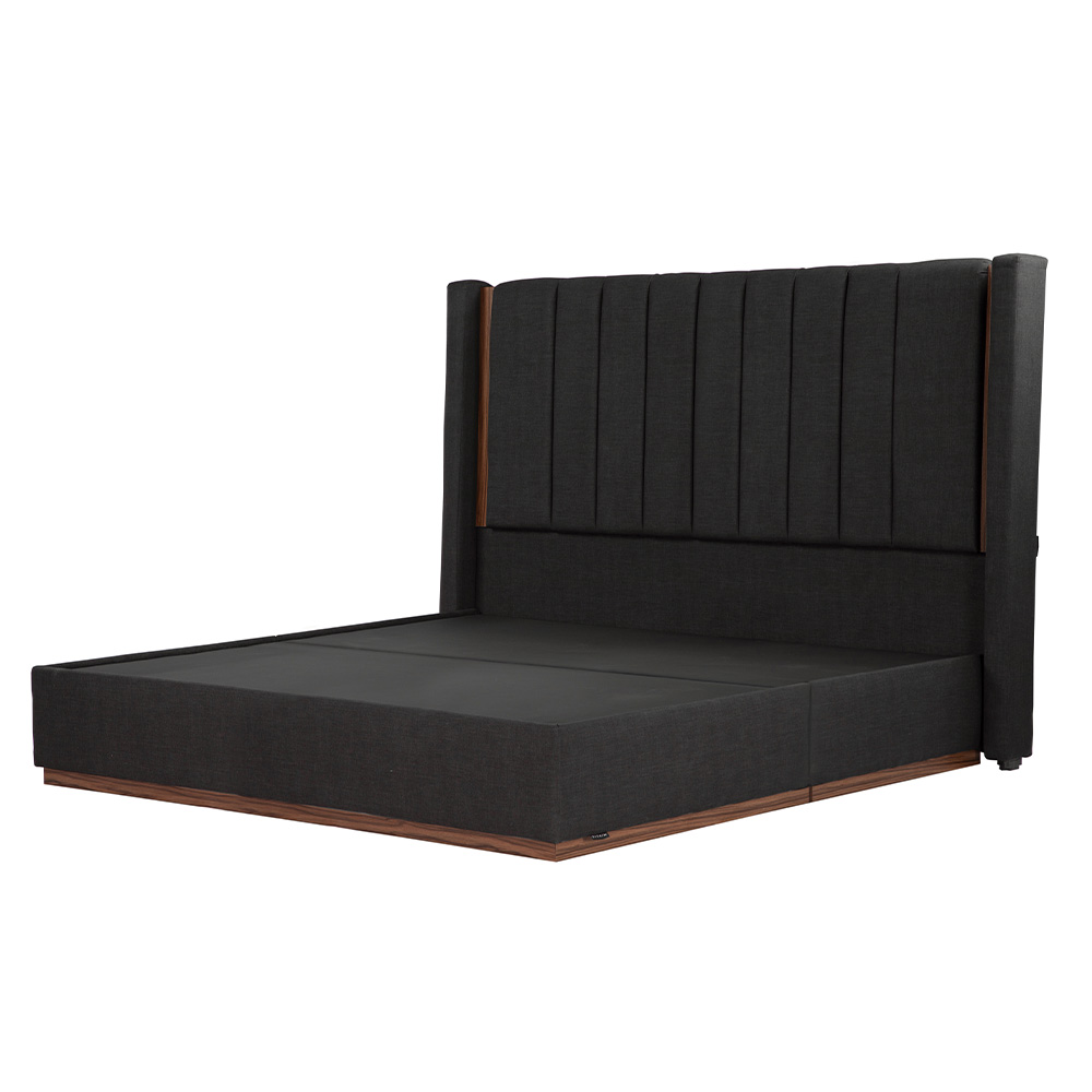 Foto 4 pulgar | Cabecera Dicasa Linz Color Negro King Size + Base Cama Dicasa Color Negro