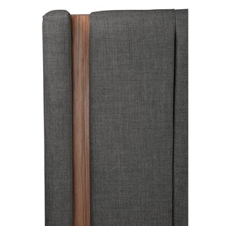 Foto 5 | Cabecera Dicasa Linz Color Gris Oscuro Matrimonial + Base Cama Dicasa Color Gris Oscuro
