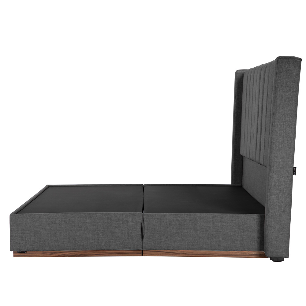 Foto 3 | Cabecera Dicasa Linz Color Gris Oscuro King Size + Base Cama Dicasa Color Gris Oscuro