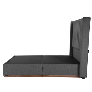 Foto 3 | Cabecera Dicasa Linz Color Gris Oscuro King Size + Base Cama Dicasa Color Gris Oscuro