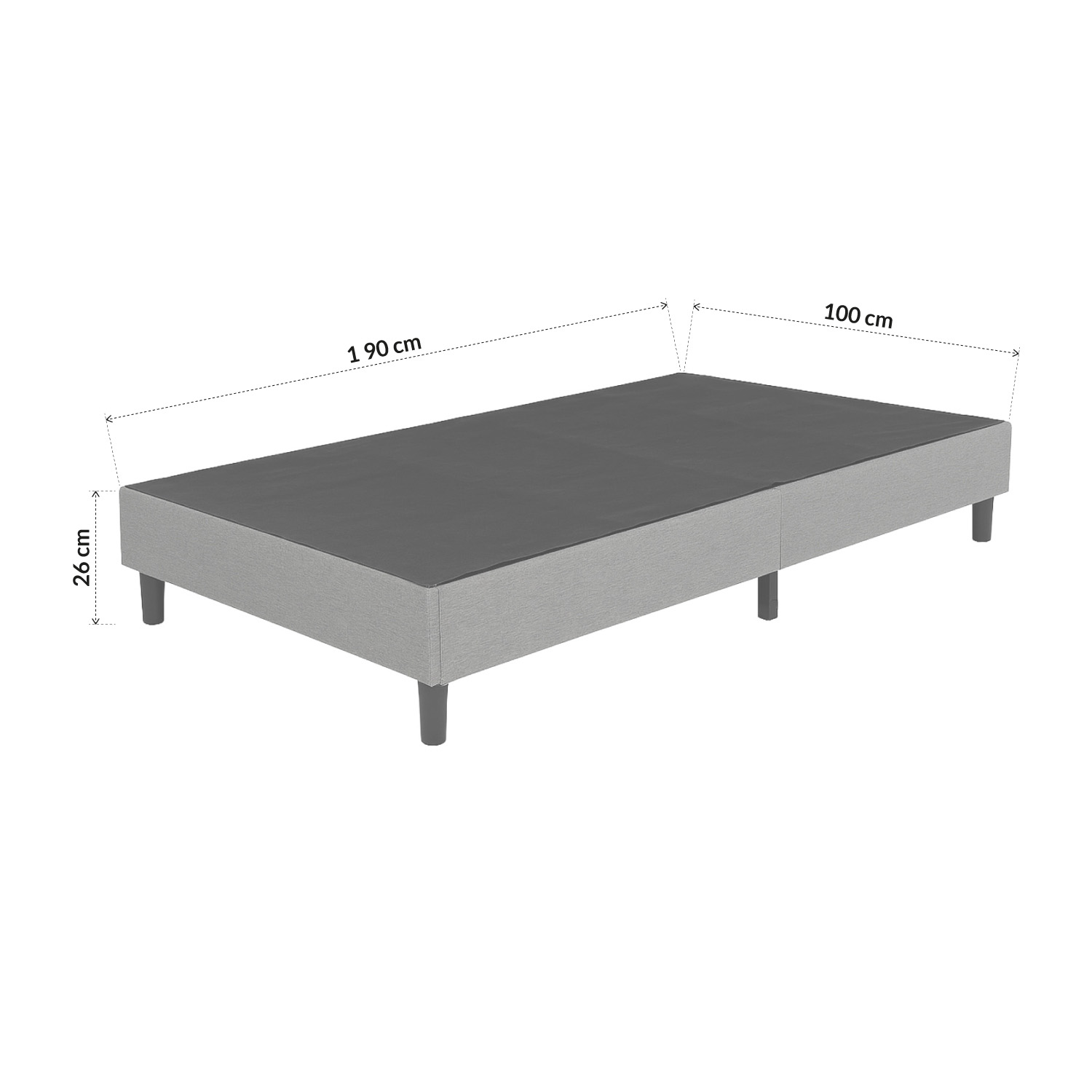 Foto 7 | Base para Cama Individual Condesa de Metal y Madera