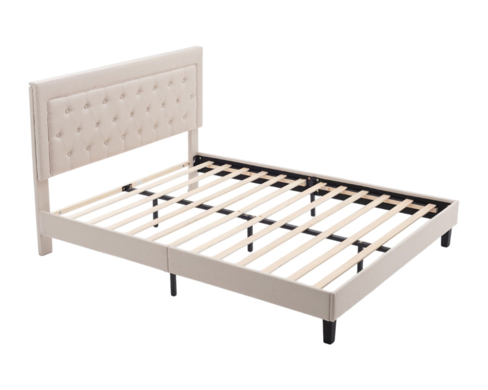 Foto 3 pulgar | Cama Queen Size Armable Easy Living Modelo Linen Color Beige