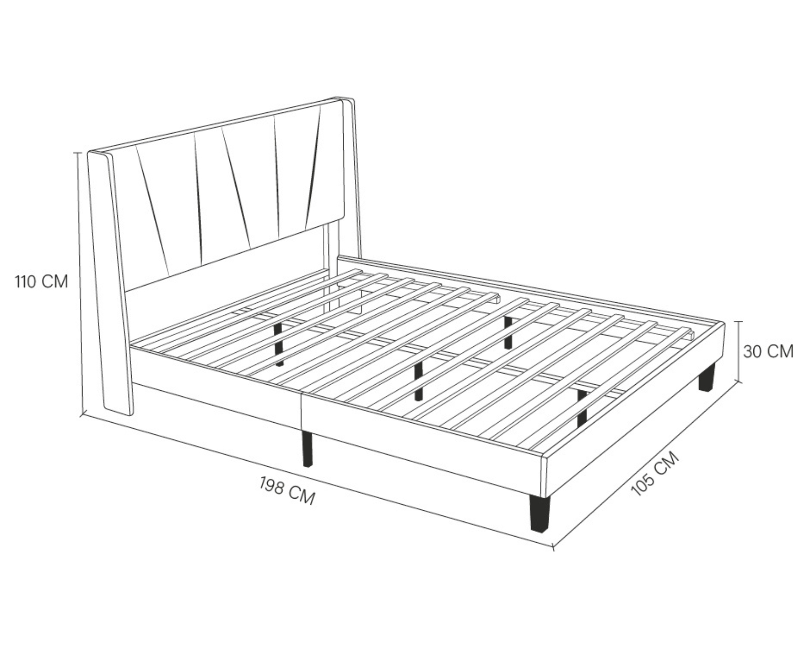 Foto 5 pulgar | Cama Individual Armable Easy Living Modelo Cambridge Color Beige