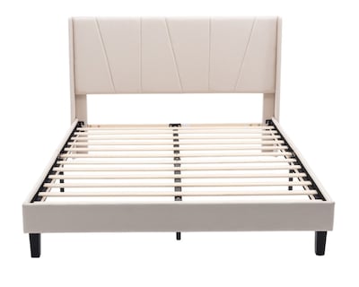 Foto 1 | Cama Matrimonial Armable Easy Living Modelo Cambridge Color Beige