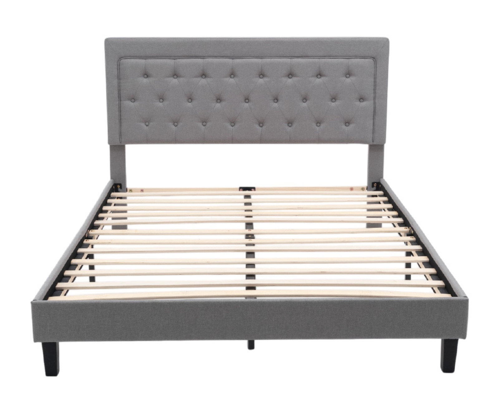Foto 2 pulgar | Cama Matrimonial Armable Easy Living Modelo Linen Color Gris